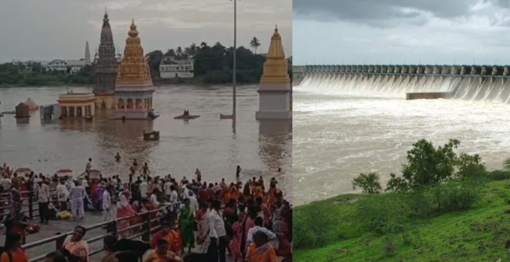 उजनी धरणातून 80 हजार क्युसेक वेगाने पाण्याचा विसर्ग